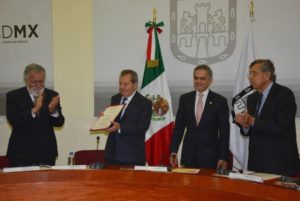 Alejandro Encinas, Porfirio Muñoz Ledo, Miguel Ángel Mancera, Cuauhtémoc Cárdenas.