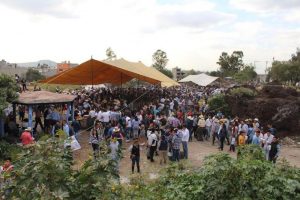380 policías delegacionales con 38 unidades dieron seguridad en vialidades del Pueblo de Santa María Aztahuacány predio “De las peñas”.